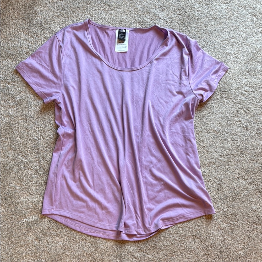 The North Face Women's Light Purple Short Sleeve Tee